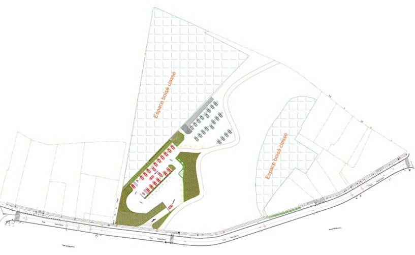 PLan parking Saint-pol